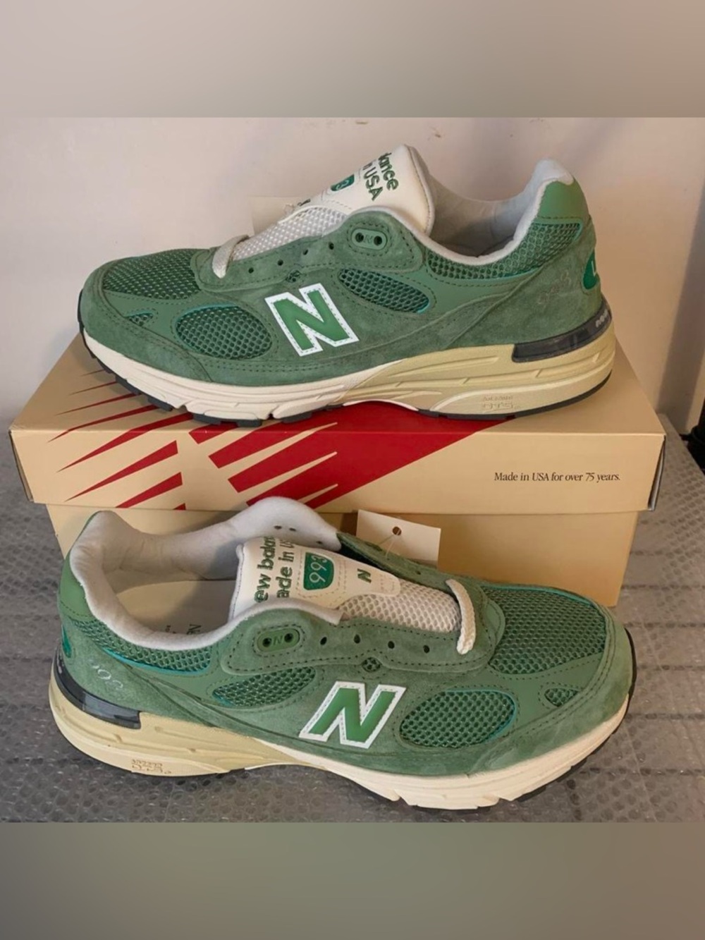 Teddy Santis x New Balance 993 Made in USA Chive U993GW